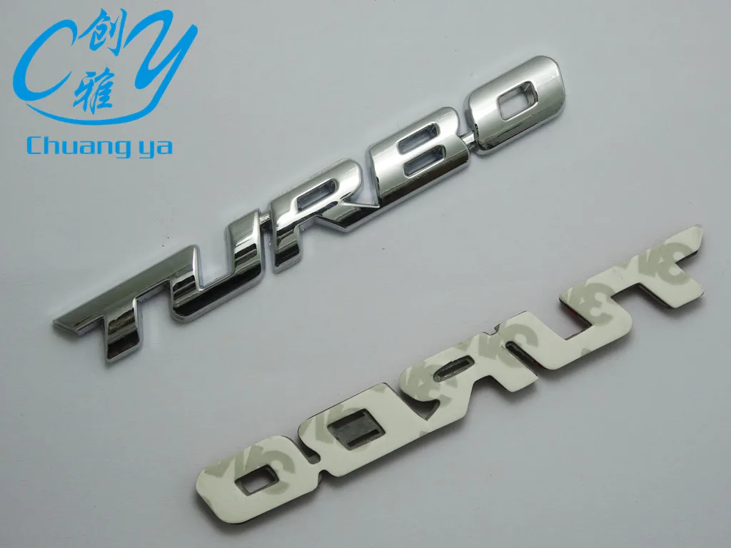Декоративная надпись TURBO-зарядка для прикрепления этикеток TURBO Багажник автомобильный брелок с логотипом, 3D маркировки автомобиля Стикеры Спортивные Маркировки
