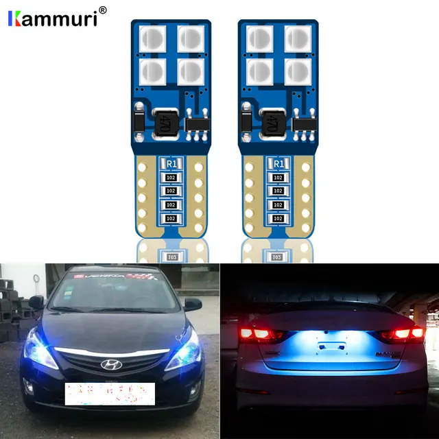 Bombilla LED para párpados, sin Error, para Hyundai, solaris, accent, i40, i30, ix35, i20, i10, elantra, santa fe, tucson, getz, 2xT10, W5W Bombilla LED para párpados, sin Error, para Hyundai, solaris, accent, i40, i30, ix35, i20, i10, elantra, santa fe, tucson, getz, 2xT10, W5W