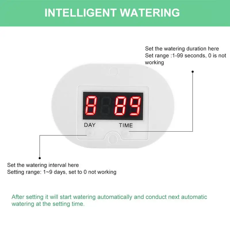 Intelligent Garden Automatic Watering Device Watering Timer Plants Water System Irrigation Tool For Home Office Potted Plants