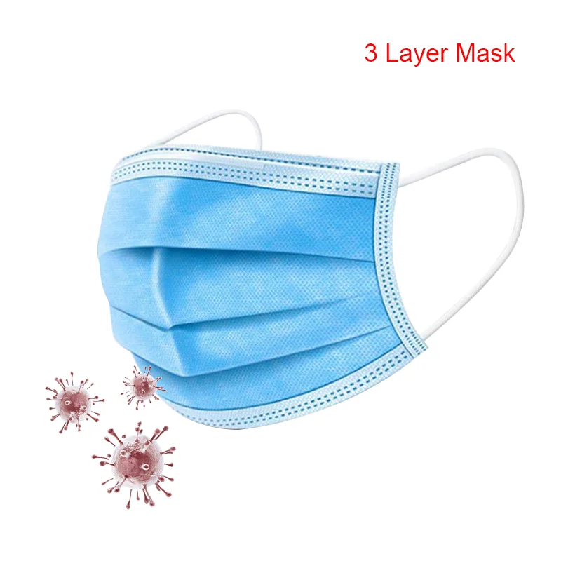 

50PCS Anti-dust virus KN95 face Mask Medical Surgical Mouth Masks 3 Layer n95 mask medical mask N95 Safe