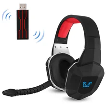 HW-N9U 2.4g sem fio jogos fone de ouvido virtual 7.1 surround som fone com microfone removível para ps4/pc gaming headset