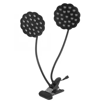 

20W LED Dimmable Bendable Dual Clip Light Plant Grow Intelligent Timing