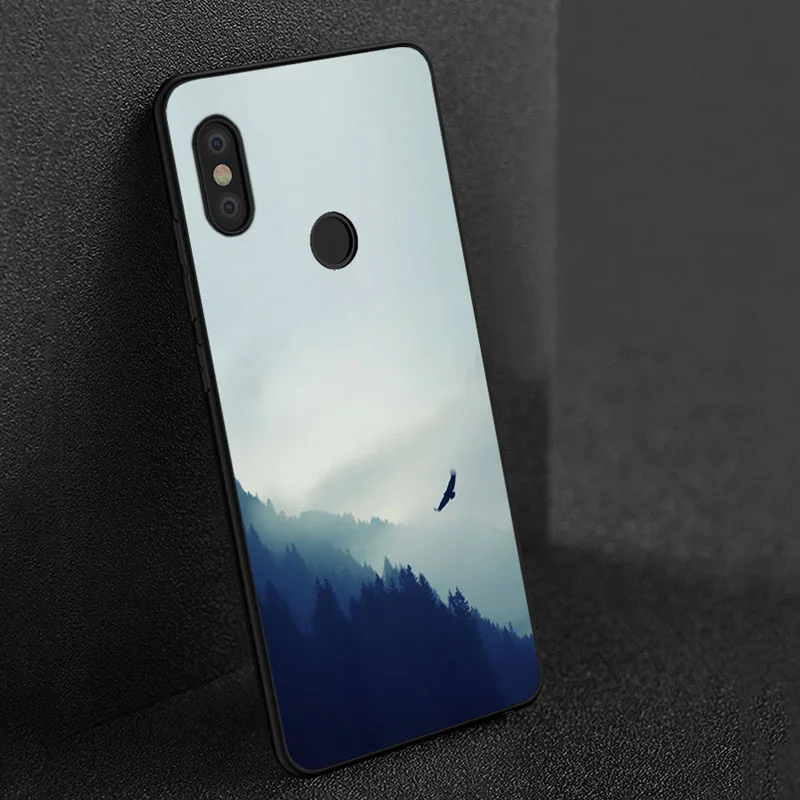 Чехол для Xiaomi redmi note go 5 7 7a 7s 6 5a k20 pro y3 4a 4X 5A 6a plus черный мягкий силиконовый чехол