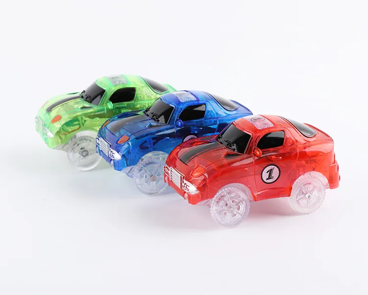 5,4 см волшебная Электроника светодиодный автомобиль игрушки с мигающими огнями развивающие игрушки Электроника светящиеся автомобильные огни светящаяся гоночная игрушка