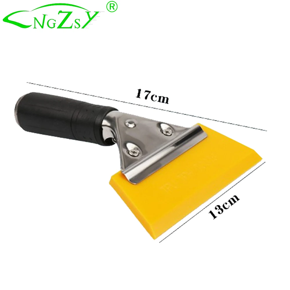 Bevel Rubber Squeegee Window Industrial Silicone Scraper Cleaning Tool