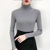 Bonjean Autumn Winter Knitted Jumper Tops turtleneck Pullovers Casual Sweaters Women Shirt Long Sleeve Tight Sweater Girls ► Photo 3/6