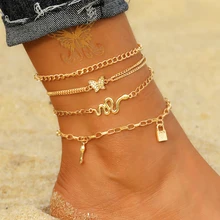 3 Pcs Butterfly Anklet Set Butterfly Tennis Chain Anklet for Women Iced Out 5MM Big Cubic Zirconia Butterfly Beach Chain Adjustable Anklet