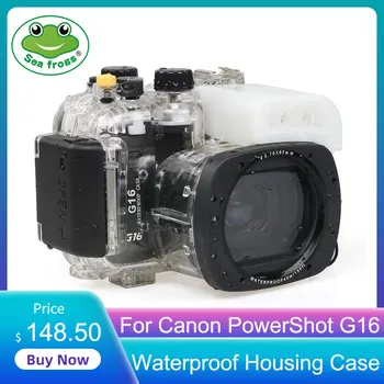 

For Canon PowerShot G16 Digital Camera Diving Case Underwater Waterproof Housing Case Transparent Waterproof Cover