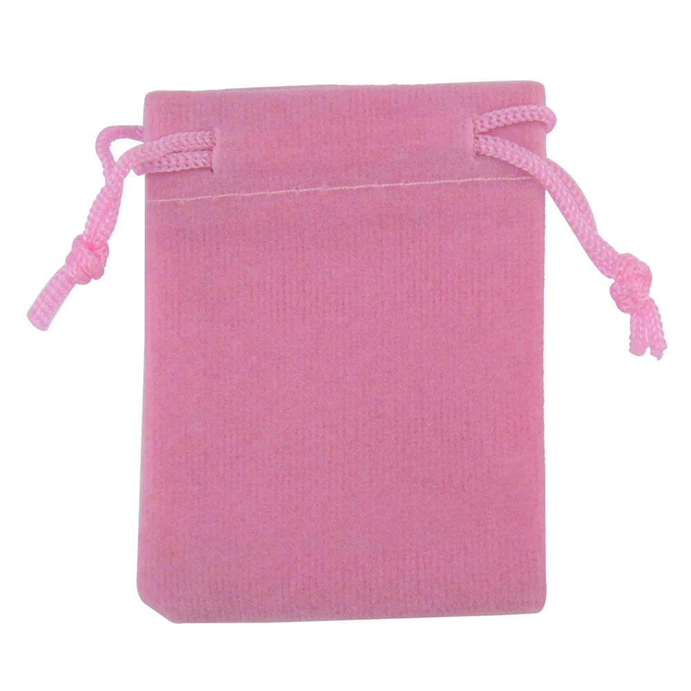 25 teile/los 5x7cm Samt Taschen Schmuck Verpackung Kordelzug Hochzeit Geschenk Tasche & Beutel Für Schmuck Machen DIY großhandel – Detail 7