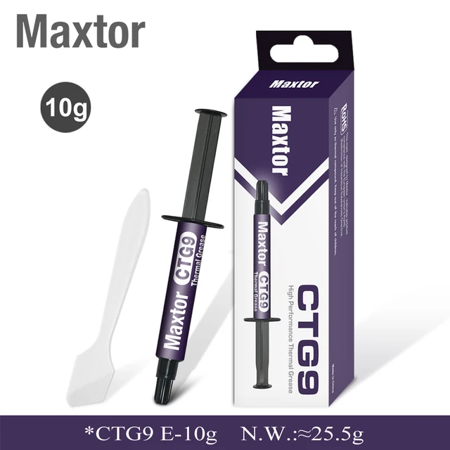 Maxtor CTG9 13.5W/mkThermal Paste Laptop PC Motherboard Desktop CPU GPU Cooler Heatsink CTG9(10g)13.5w-mk