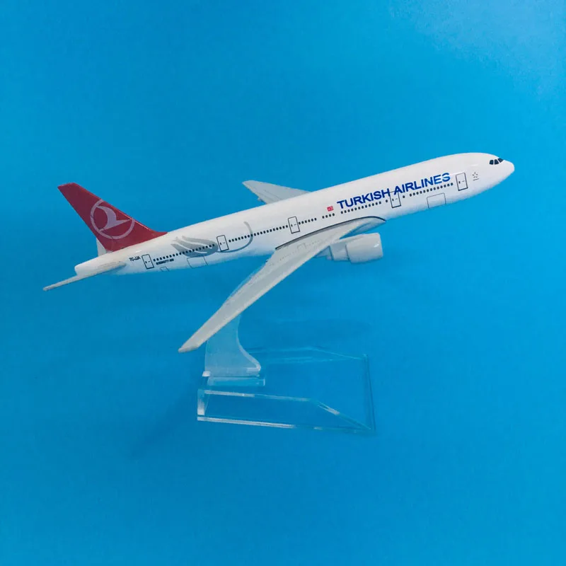

JASON TUTU 16CM TURKISH Boeing B777 Plane Model Airplane Model Aircraft Model 1:400 Diecast Metal 20cm Turkey Airplanes Plane