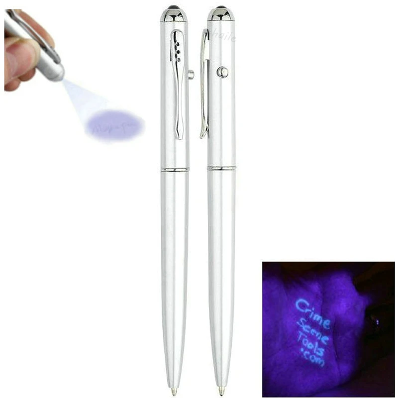 Haile Cute Novelty Invisible Ink Pen Ballpoint Pens School Office Supplies With Uv Light Secret Writing Ballpoin Pen Stationery