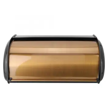 

Gold Retro Bread Box Storage Bin Baking Tool Bread Box Kitchenware Large Capacity Kitchen Storage Container Cupcake Decoration