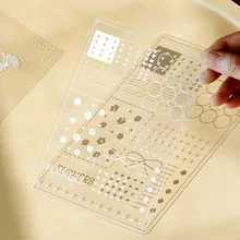 Простой прозрачный материал для домашних животных тонкие ручные блокноты для письма A6 перегородка для растений милая девушка буфер обмена офисные школьные принадлежности