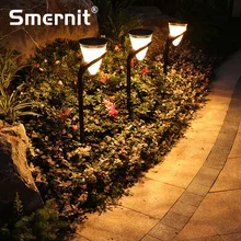 Smernit Солнечный сад свет уличный светодиодный светильник газон огни водонепроницаемый декоративные рождественские огни стены Yart путь освещение