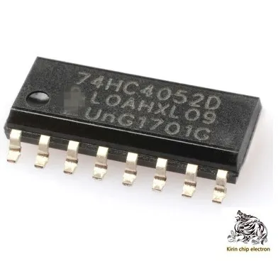 50PCS/LOT 74HC4052D 74HC4052 dual 4-channel analog multiplexer SOP16 chip | Электронные компоненты и
