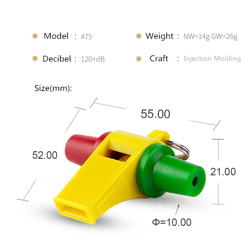 New ACME475 Samba Dancers Whistle Enthusiasts Coaches Students Cultural Exchanges Adjustable 4 Tones SOS ETC Tools