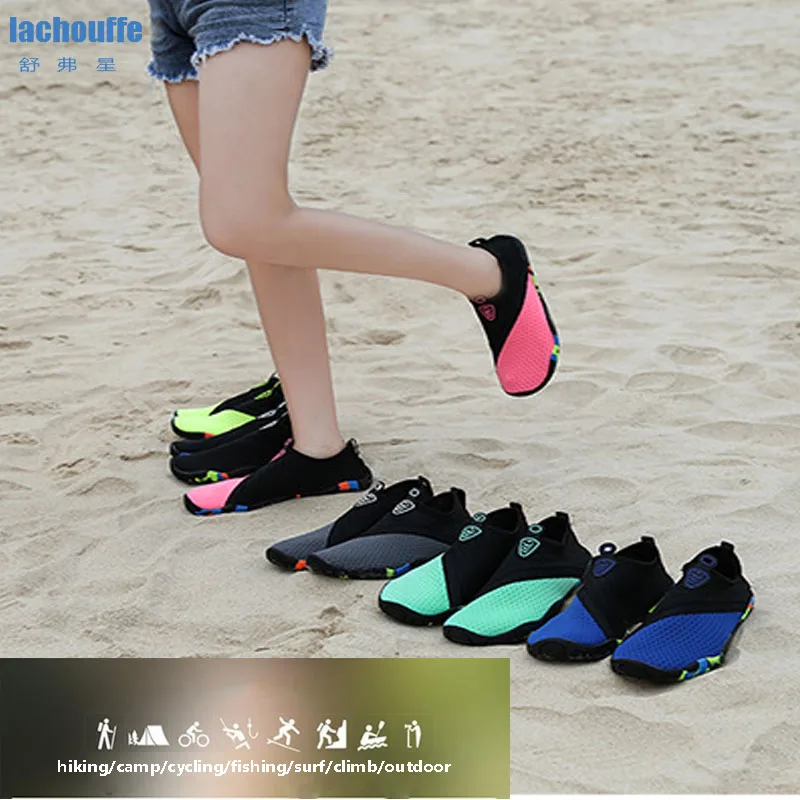 Aqua Shoes/мужская водонепроницаемая пляжная обувь для кемпинга и рыбалки Женская
