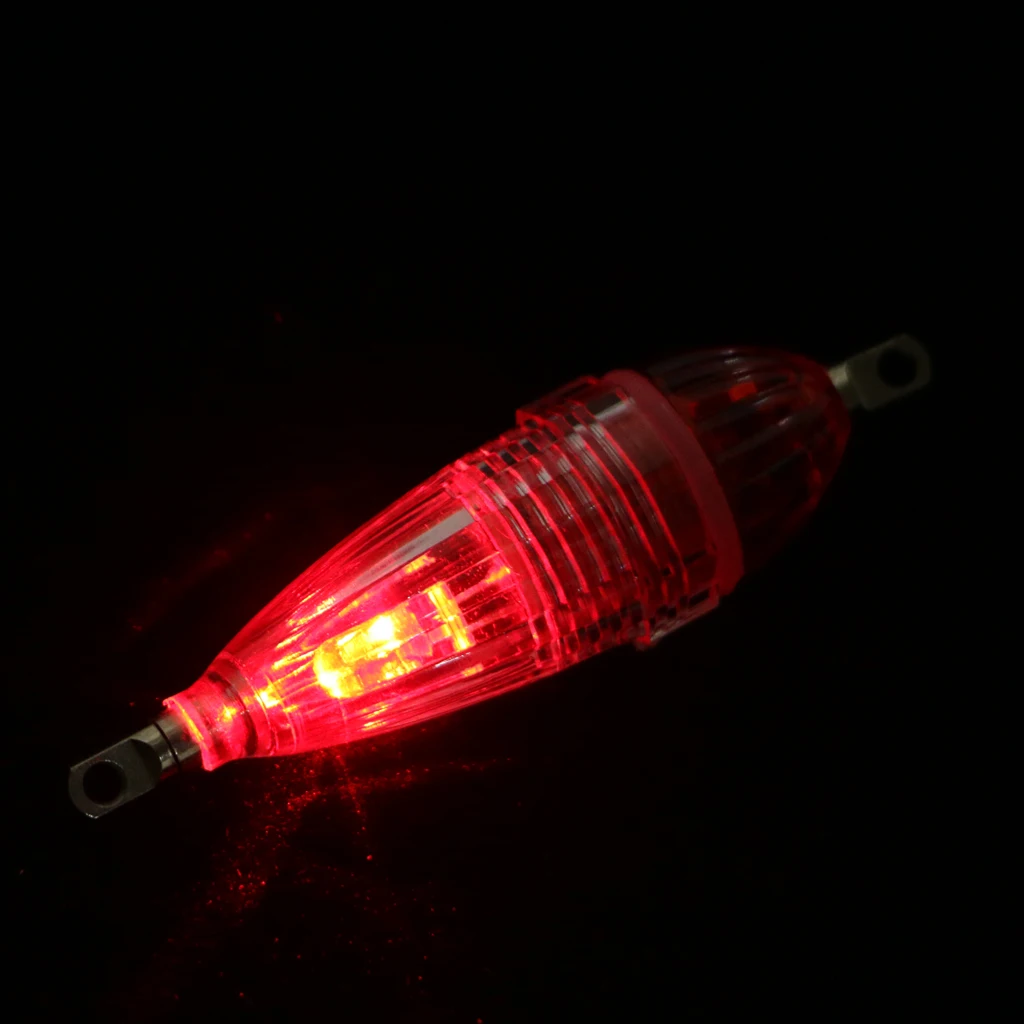 LED Fishing Light Night Fishing Lure Strobe Squid Lure Light Underwater Fish Attracting Light