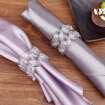 

Crystal Beaded Napkin Ring, Suitable for Wedding Centerpieces, Special Occasion Celebration, Romantic Candlelit Banquet, Holiday