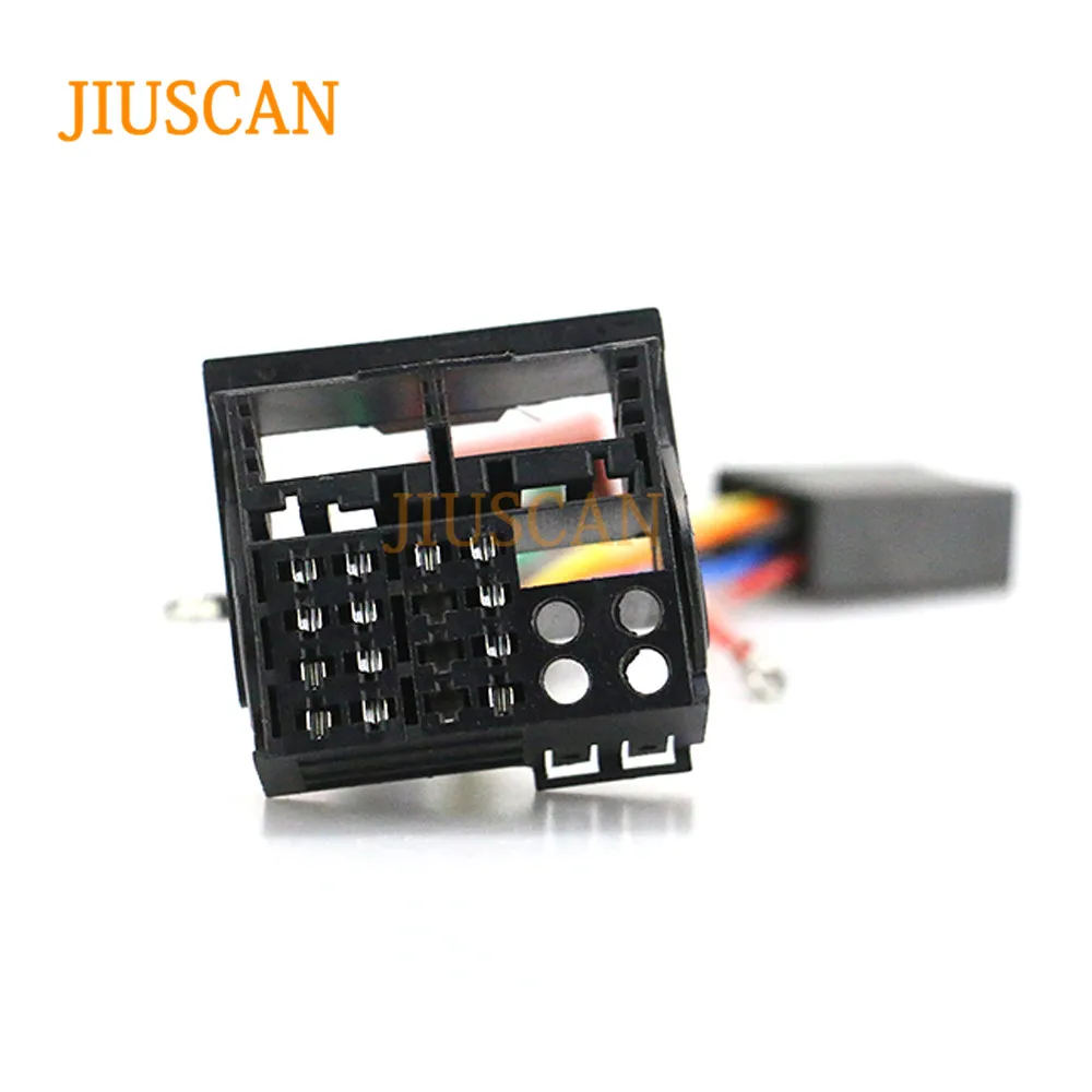JIUSCAN 12-123 ISO радио адаптер для FORD 2003+(выберите модели) жгут проводов разъем свинцовый ткацкий станок кабель штекер Адаптер стерео