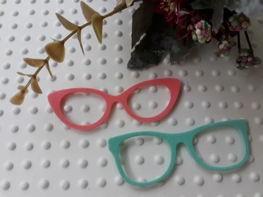 Paper How To Make Glasses Frames Colorful Floral Mother's Day