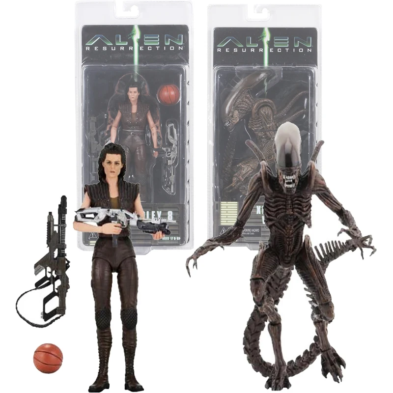 Оригинальная серия NECA Alien 14 Ripley 8 resuration Xenomorph Warrior фигурка модель игрушки куклы подарок