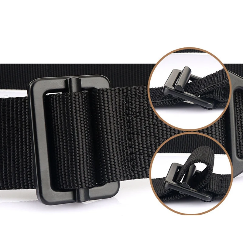 HSSEE 4.3cm Tactical Outdoors Belt for Men Alloy Metal Buckle Military Army Belt Real Nylon Casual Jeans Waistband Male