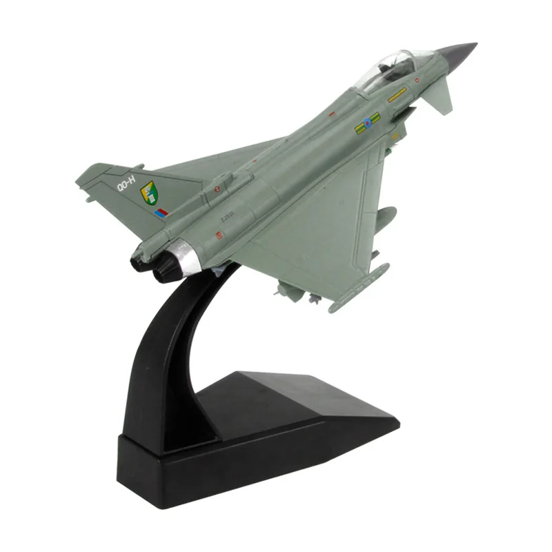 

Te er bo 1:100 Typhoon Fighter Plane Model Alloy Aircraft Model Military Decoration Finished Product EF-2000