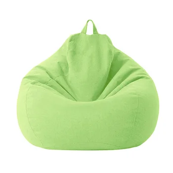 

Large Bedroom Easy Clean Nordic Style Cotton Linen Home Soft Playroom Living Room Without Filler Indoor Bean Bag Cover