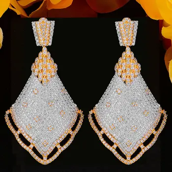 

GODKI Luxury Waterdrop Dangle Earrings For Women Wedding Cubic Zirconia CZ DUBAI Bridal Earring Jewelry Accessories2020