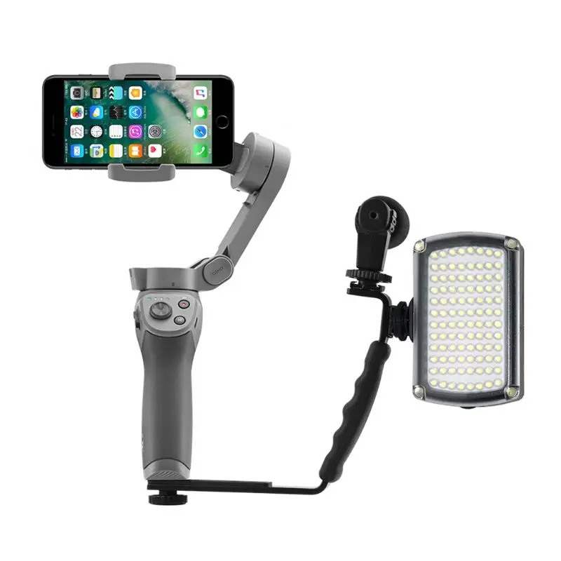 L-образный держатель ручки для DJI Osmo Mobile 3 2 стабилизатор заполняющий светильник штатив