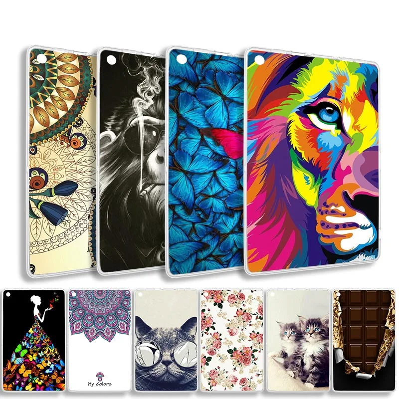 

Painted Case For Amazon Fire HD10 Kindle 2015 Tablet Cover Funda For Fire HD 10 2015 Case 10.1" inch Luxury Cartoon Back Shell