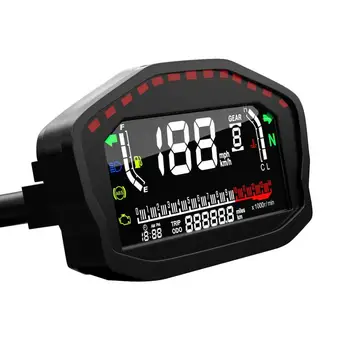 

Motorcycle Lcd Color Screen Odometer Tachometer Retrofit Lcd Digital Meter Speed Water Temperature Fuel Gauge