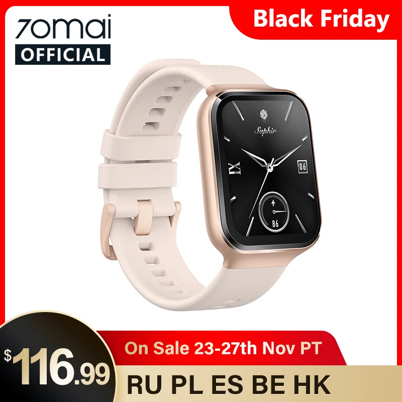 2020 New70mai Saphir Watch Bluetooth GPS 70mai