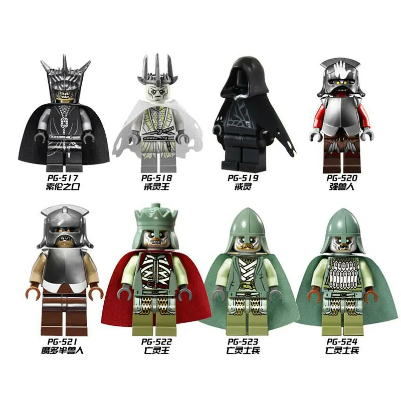 

Single Sale Building Blocks Bricks Lord of the Rings Witch-king RingWraith King of the Dead Mordor Archer Children Toys PG8036