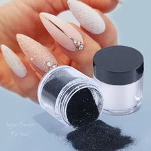 Голографическая пудра для ногтей хромированный пигмент Dip Sugar дизайн ногтей блестящая пыль хлопья украшения для ногтей маникюр SAMN