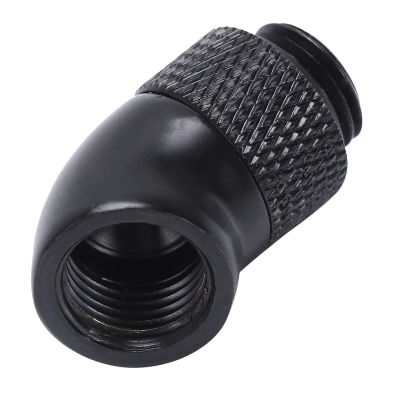G1/4 Screw Thread 45 Degree Elbow Rotary Brass- Adapter Male To Female Connector Fitting Computer Pc Water Cooling System