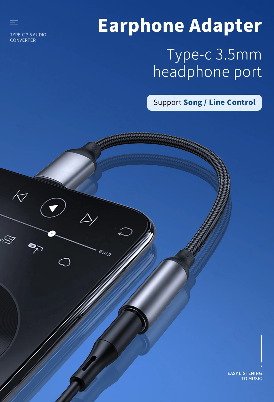 Кабель-адаптер типа C до 3,5 мм, аудио кабель для huawei Mate20 Pro Xiaomi Mi 9, Usb C, конвертер для наушников, кабель Usb type c, адаптер Otg