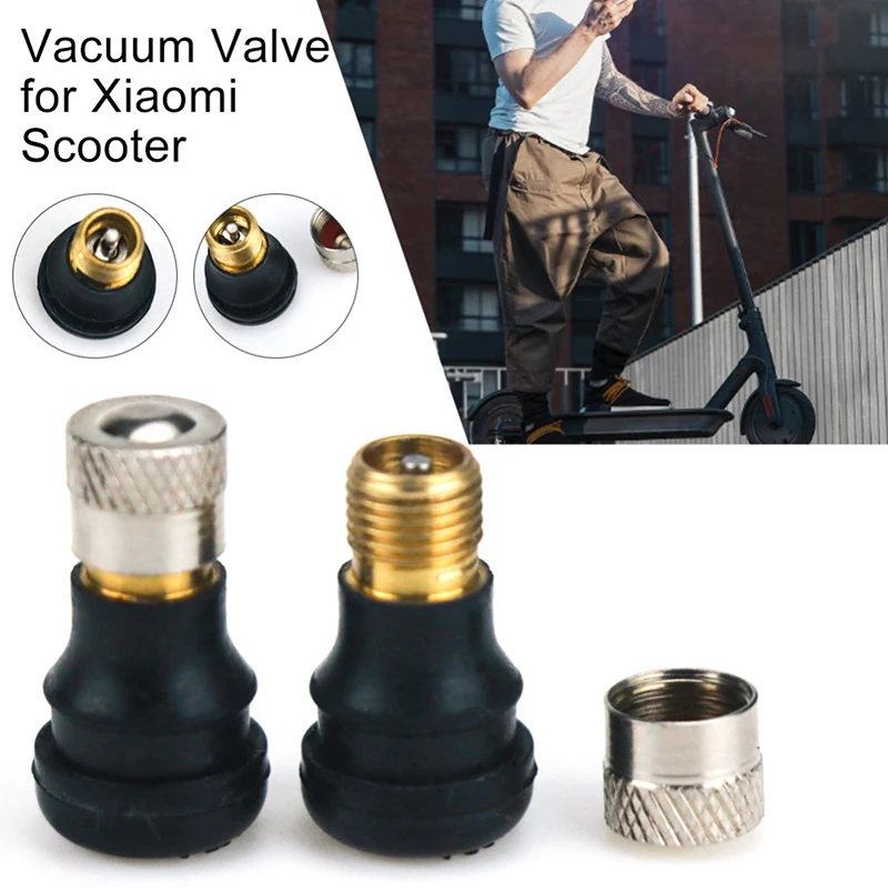 Universal Tyre Valves Vacuum Tubeless Tire Air Nozzle Taps 9mm Fume Cocks for Ninebot S MiniPRO Scooter Cycling Accessories | Спорт и