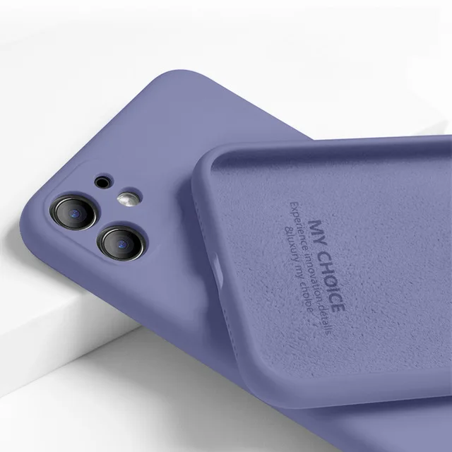 8 Plus SE 2020 6 6s Plus 11 šķidrā silikona vāciņš iPhone 12 Pro Max Mini ciets triecienizturīgs vāciņš iPhone 11 X XR XS_voghion.com