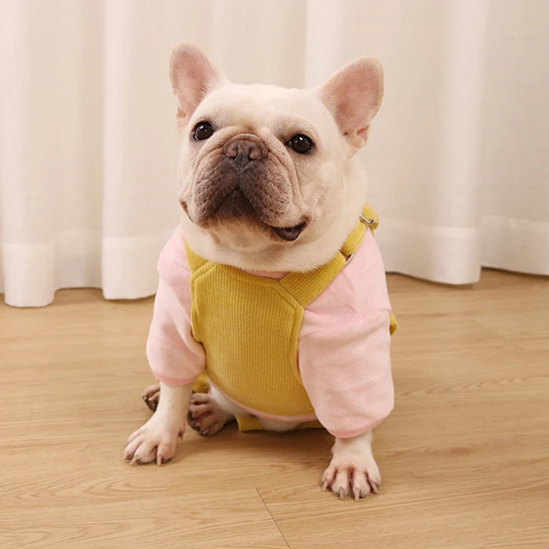 Регулируемый комбинезон для собак, зимняя французская одежда для бульдога, пальто для собак, теплая одежда для собак, одежда для мопса, пижама для собак, наряд для домашних животных
