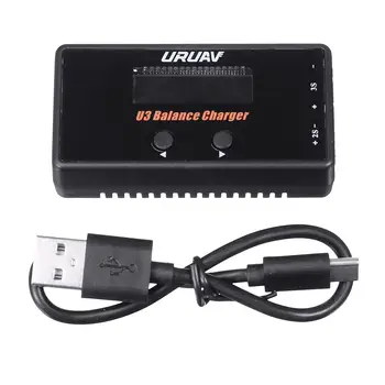 

URUAV U3 18W 2A/3A Type-C Battery Balance Charger for 2-3S LiPO/LiHV/LiFe/Lilon Battery For RC Racing Drone FPV Model S