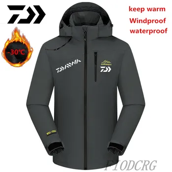 

Daiwa Men Women Winter Cycling Outdoor Waterproof Warm Fishing Clothing Breathable UV Camping Skiing Hiking for Fishing Jacket