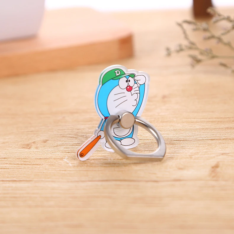 コスプレアクセサリー クラシック アニメ ドラえもん 携帯電話ホルダー アクリルメタルリング 調節可能なフットリング 21 Aliexpress