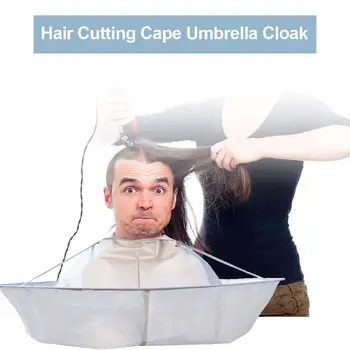 

Hair Cutting Cape Umbrella Cloak Hair Apron Cape Waterproof Haircut Cape Haircut Cloth Wrap For Adults Hairdressing