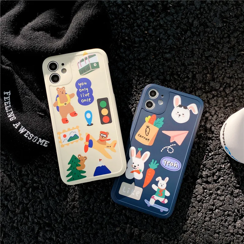 

Pretty Fresh Color Phone Case For iPhone X 6 6s 7 8 Plus XR XS Max Soft TPU Cover Capa Fundas Coque For iPhone 11 Pro Case