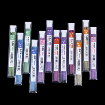 

15pcs/box 0.5mm 0.7mm Colorful Mechanical Pencil Lead Art Sketch Drawing Color Lead School Office Supplies