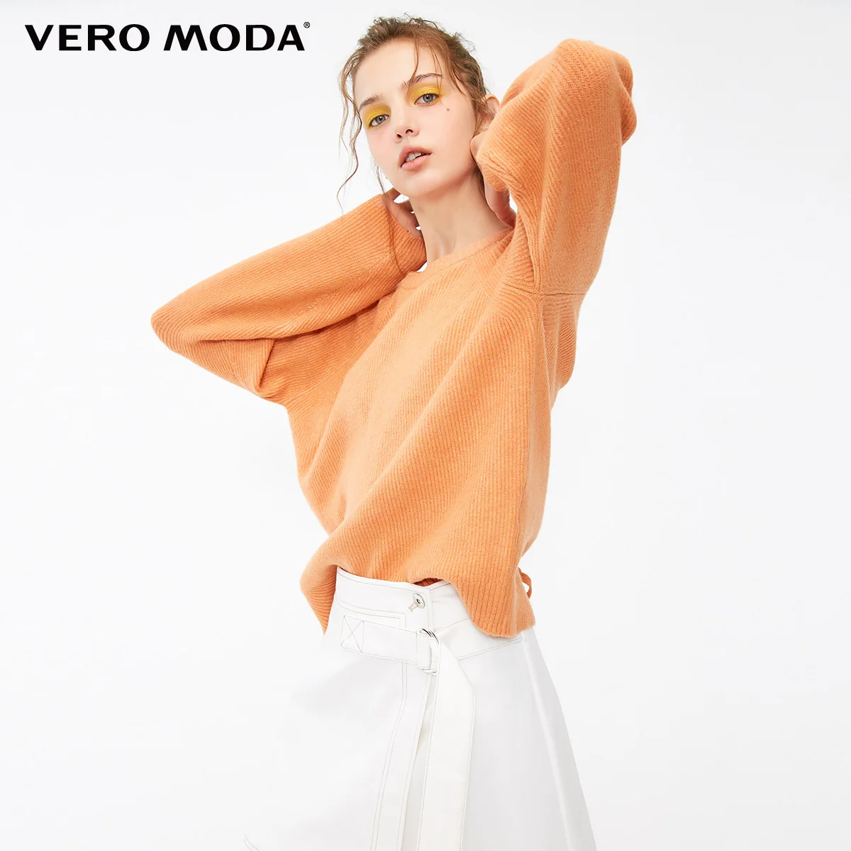 Vero Moda вязанные рукава реглан с вырезом на спине на шнуровке | 318313518