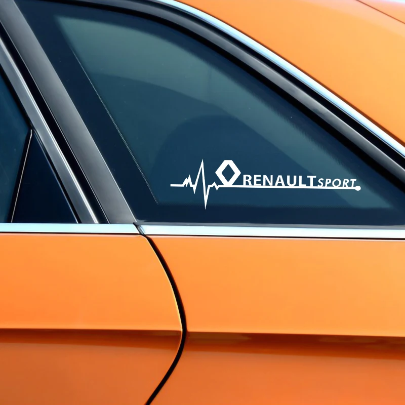 2 шт боковое окно автомобиля Спортивная эмблема наклейки для Renault Laguna 2 Captur Fluence Megane 2 Megane 3 Scenic авто аксессуары